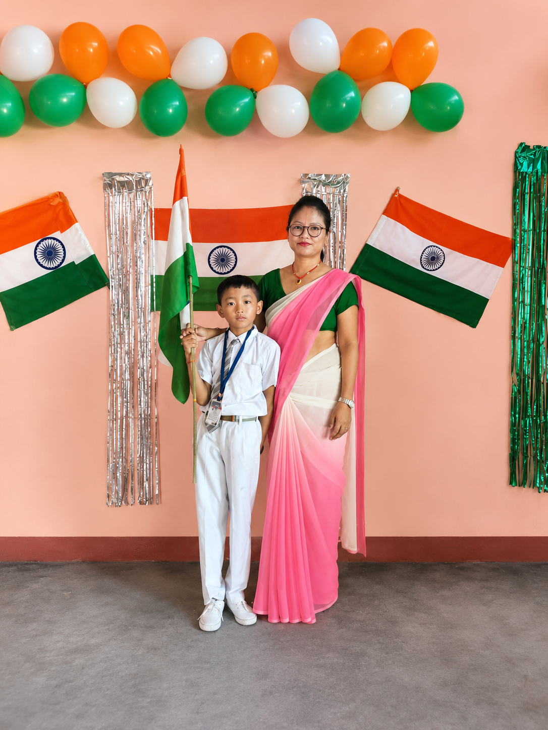 Teacher celebrating learning achievement with student